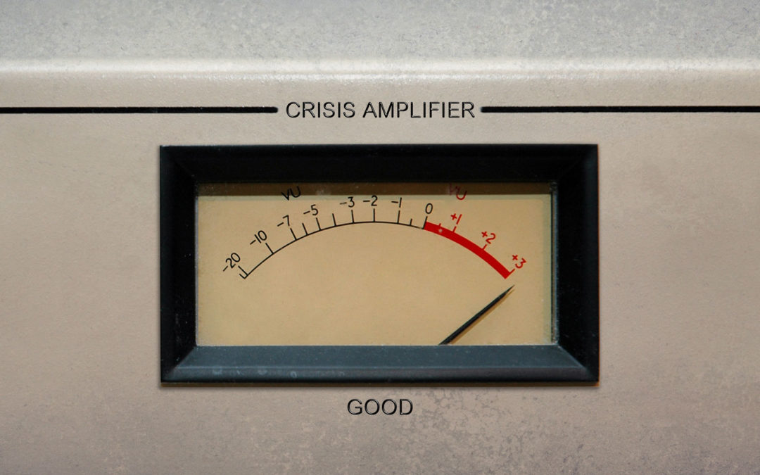 This crisis is an amplifier